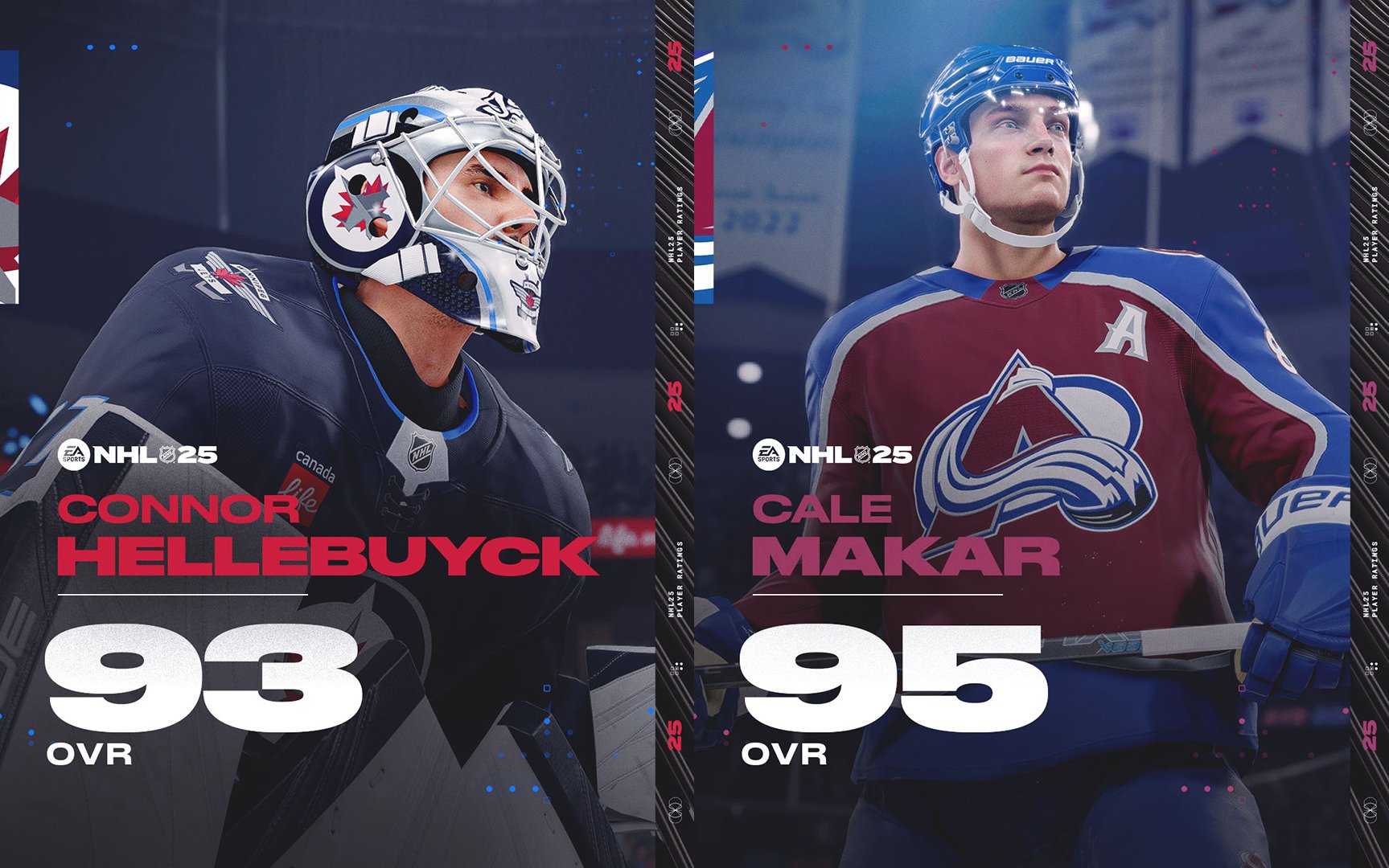 nhl 25 player ratings goalies defensemen