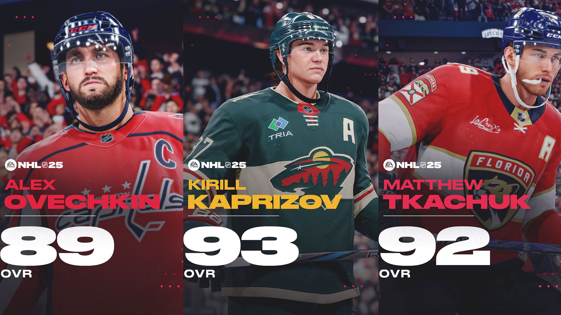 nhl 25 ratings