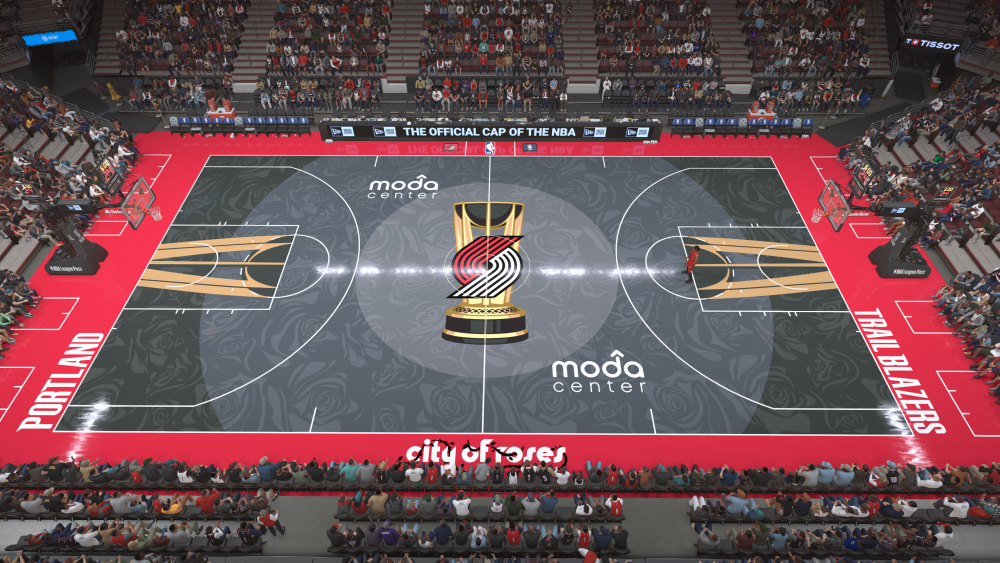 NBA Cup - Portland Trailblazers Court